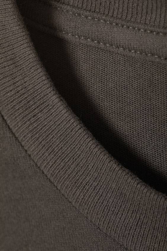HM Bedrucktes kastiges T-Shirt Fabrikverkauf