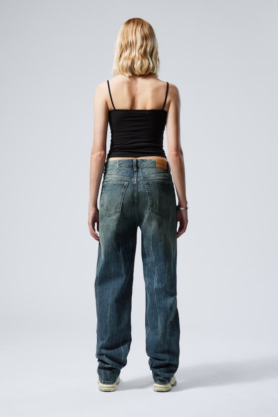 HM Locker geschnittene Jeans Galaxy Meist gekauft