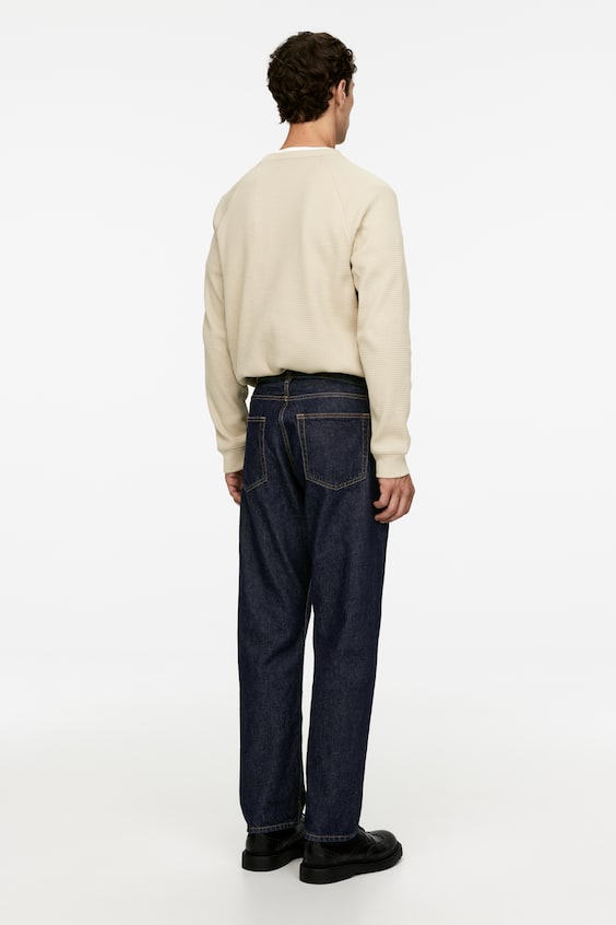 HM OCEAN Loose Straight Jeans Kostenloser Versand