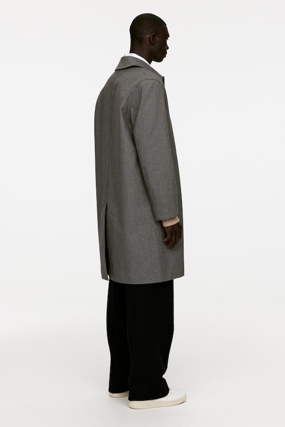 HM Karierter Car Coat Sonderangebot