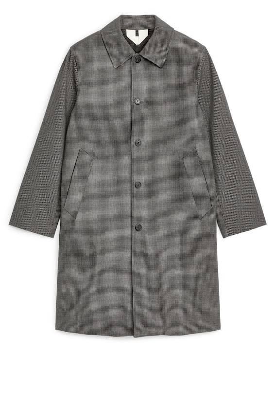 HM Karierter Car Coat Sonderangebot