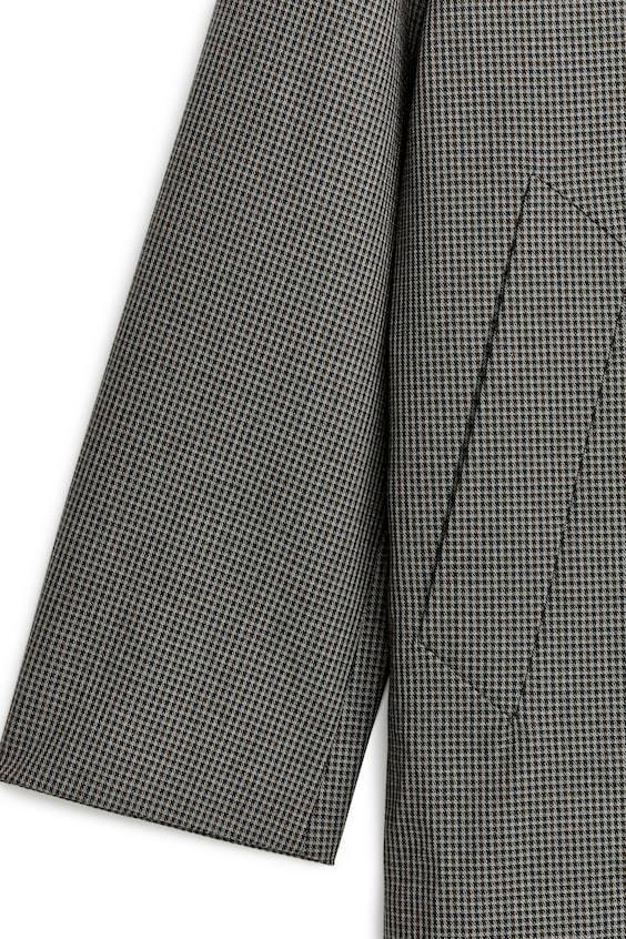 HM Karierter Car Coat Sonderangebot