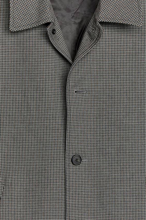 HM Karierter Car Coat Sonderangebot