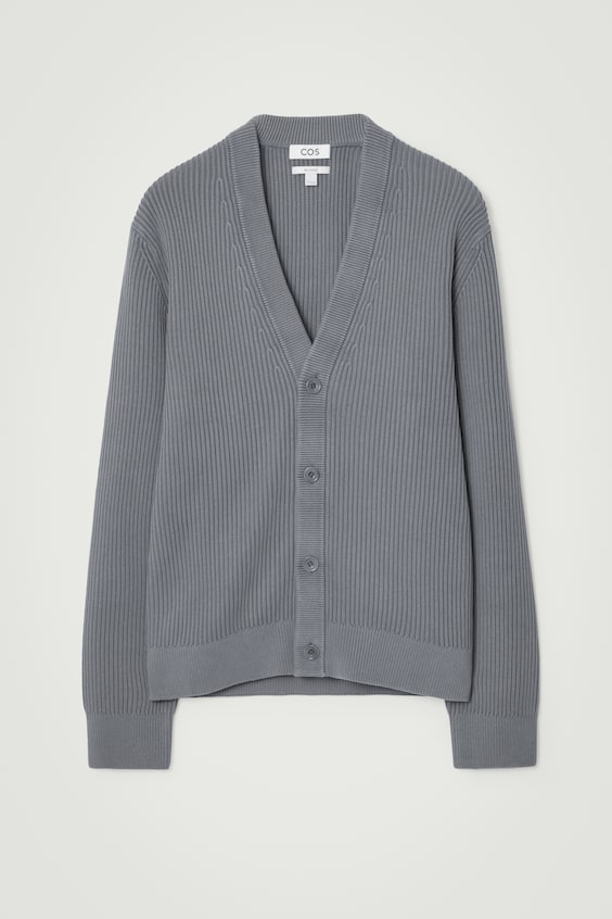 HM BAUMWOLL-STRICKJACKE MIT ACID-WASCHUNG Flash Sale