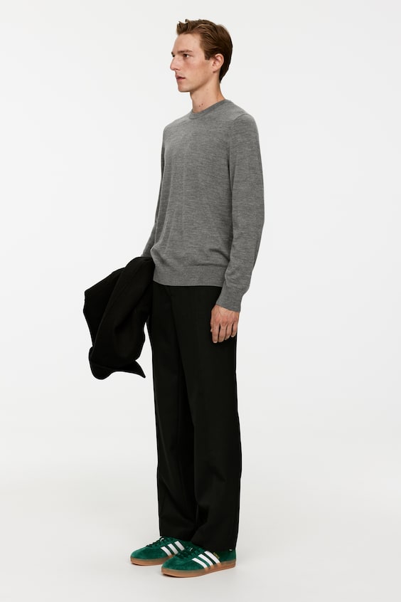 HM Feinstrickpullover aus Merinowolle Online Shopping