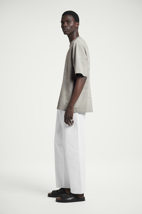 HM OVERSIZED-T-SHIRT MIT ACID-WASCHUNG Black Friday
