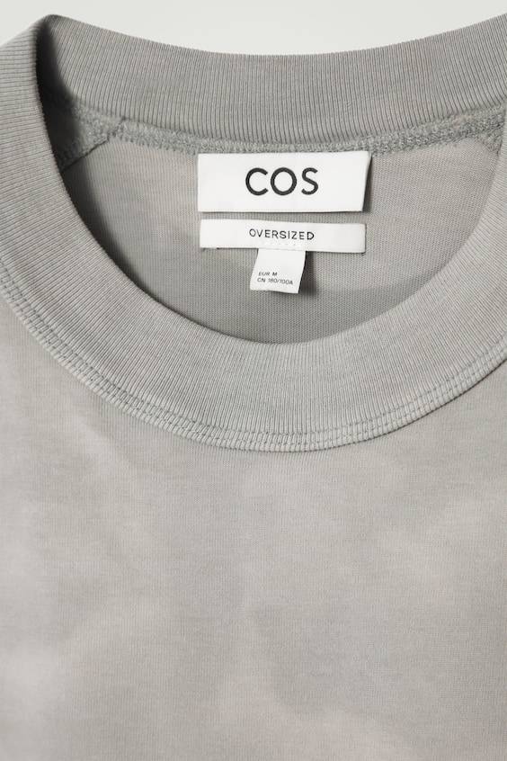 HM OVERSIZED-T-SHIRT MIT ACID-WASCHUNG Black Friday