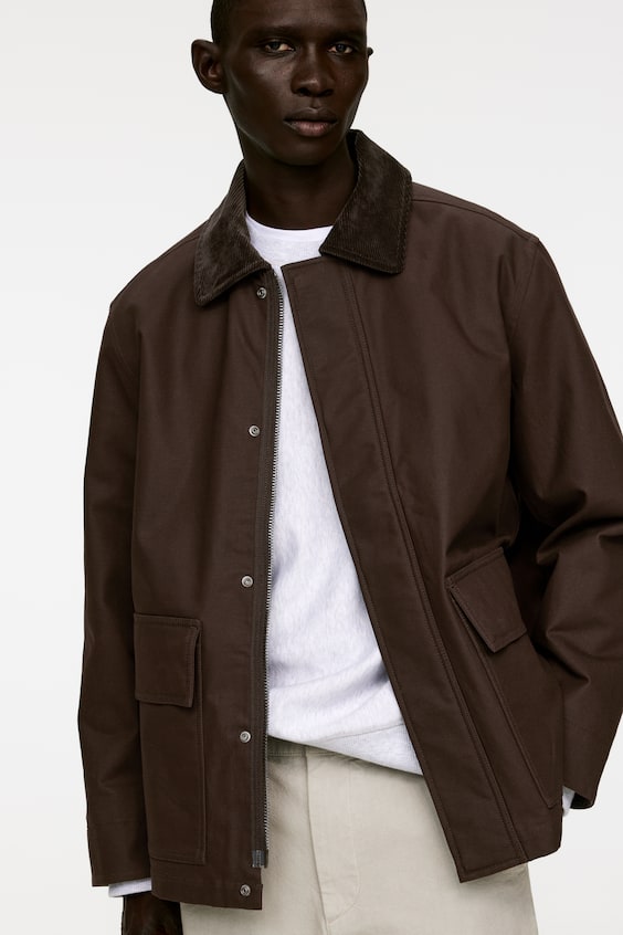 HM Jacke aus gewachster Baumwolle Vatertagsangebot