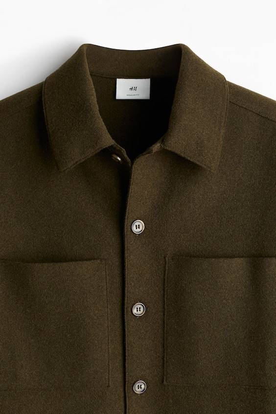 HM Overshirt aus Wollmix Regular Fit Top Angebot