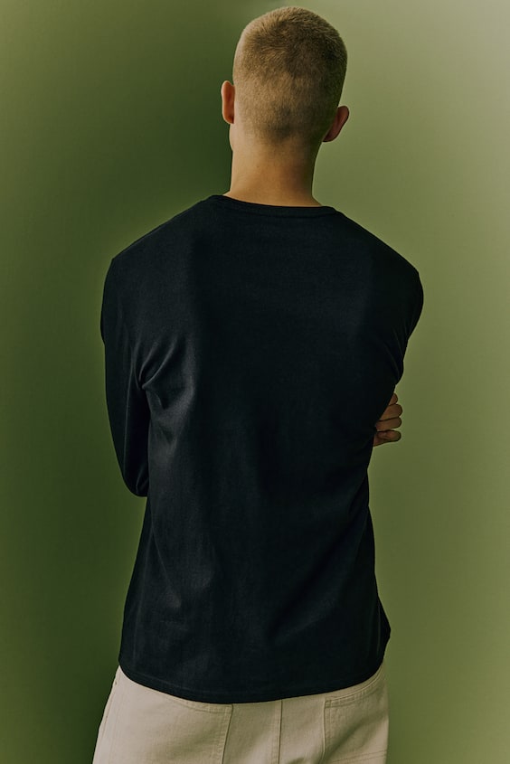 HM Men's Original Housemark Long-sleeve T-shirt Große Rabatte