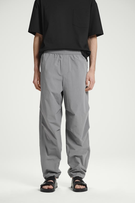 HM BAUMWOLLHOSE MIT WEITEM BEIN UND ELASTISCHEM BUND Bestseller