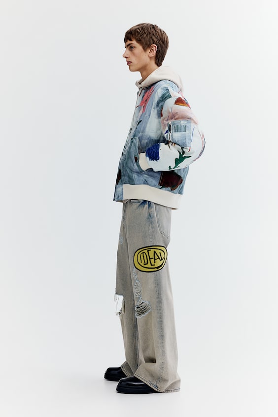 HM Pilotenjacke in Loose Fit Kostenlose Rückgabe