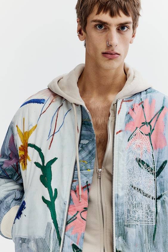 HM Pilotenjacke in Loose Fit Kostenlose Rückgabe