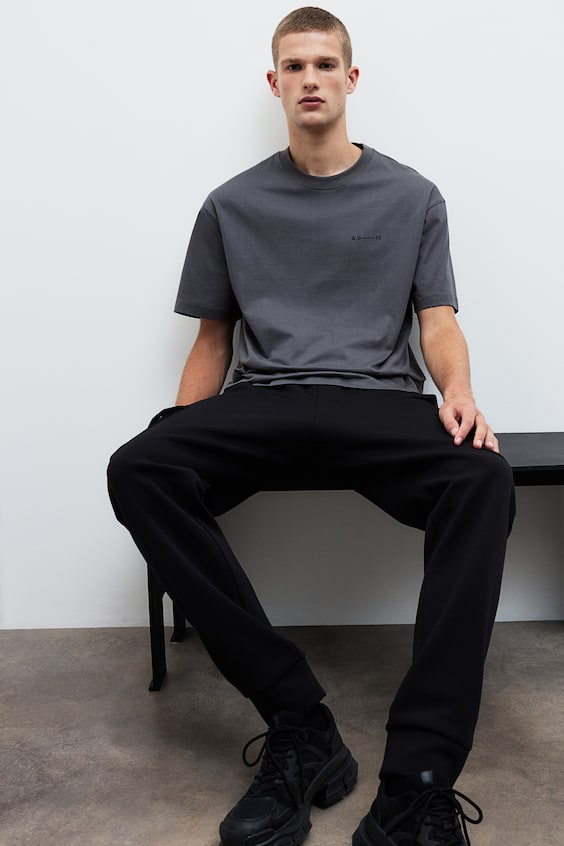 HM Bedrucktes T-Shirt in Loose Fit Begrenzte Freigabe