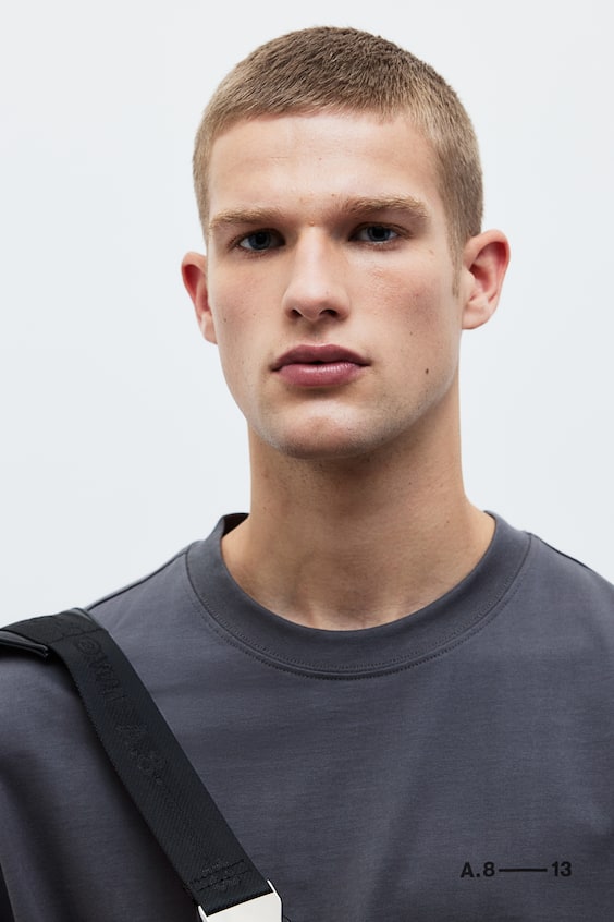 HM Bedrucktes T-Shirt in Loose Fit Begrenzte Freigabe