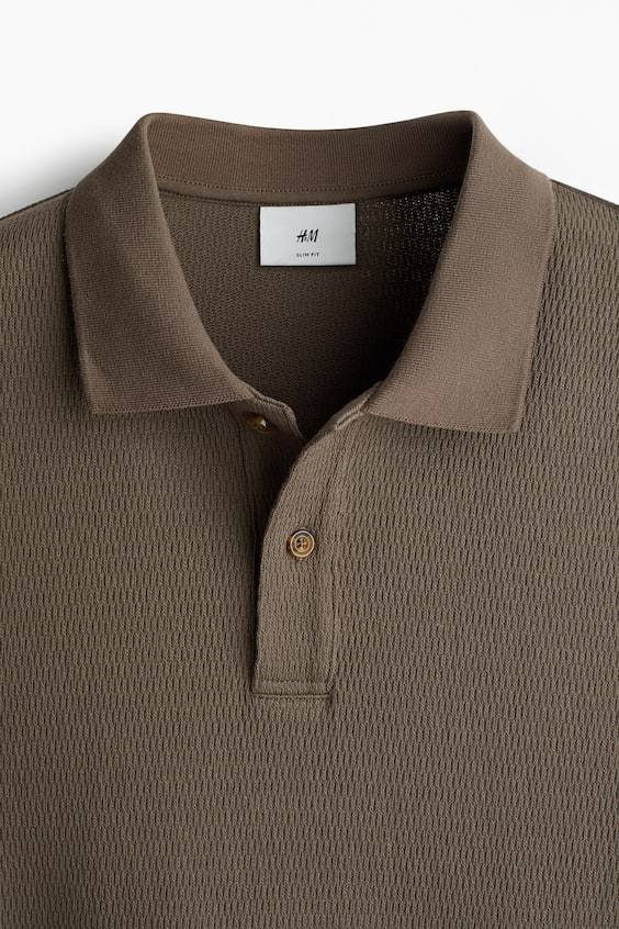 HM Poloshirt in Slim Fit Letzter Tag