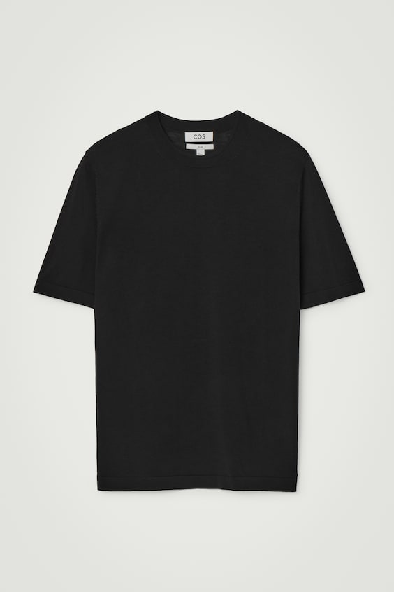 HM SCHMAL GESCHNITTENES STRICK-T-SHIRT AUS SEIDE Bis zu 65% Rabatt