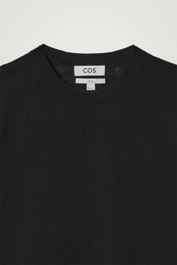 HM SCHMAL GESCHNITTENES STRICK-T-SHIRT AUS SEIDE Bis zu 65% Rabatt