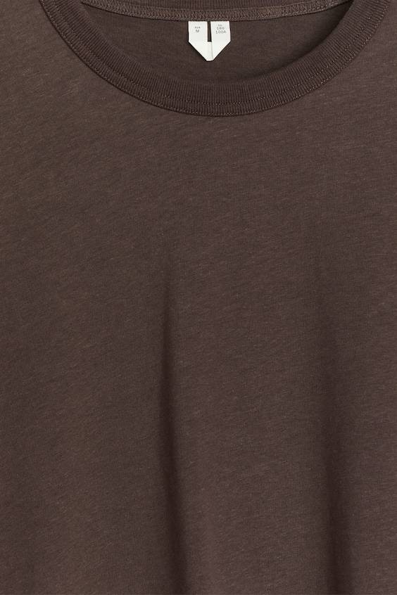 HM T-Shirt aus Baumwolle und Leinen Nur noch ein Tag übrig