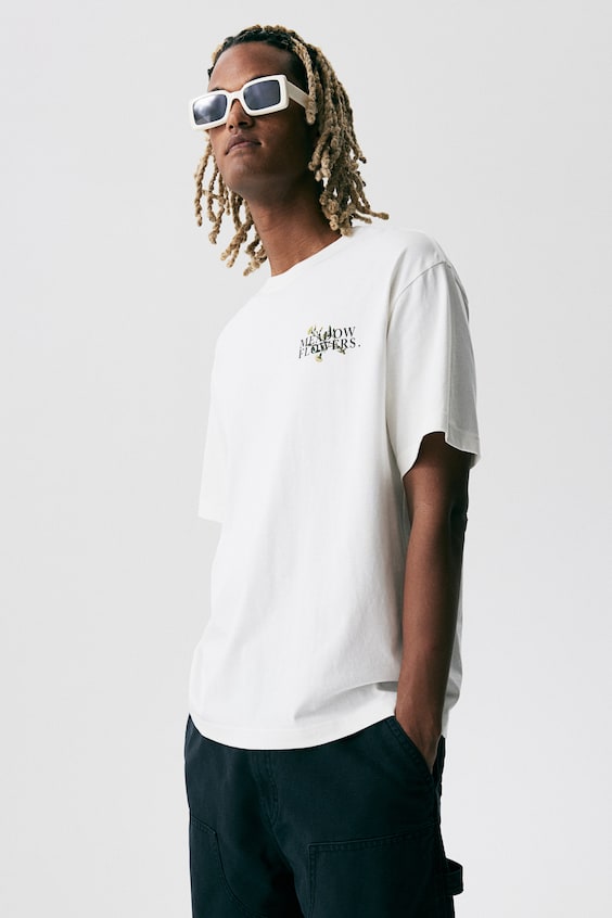 HM Bedrucktes T-Shirt in Loose Fit Begrenzt auf 3 Tage