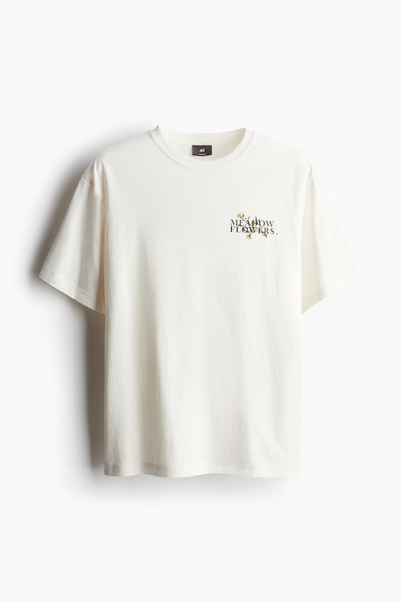 HM Bedrucktes T-Shirt in Loose Fit Begrenzt auf 3 Tage