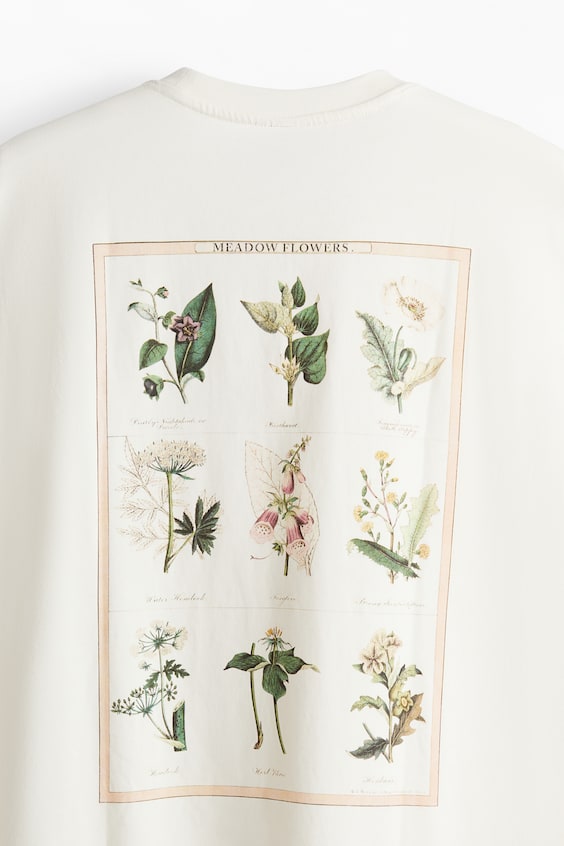 HM Bedrucktes T-Shirt in Loose Fit Begrenzt auf 3 Tage