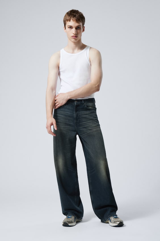 HM Lockere Baggy-Jeans Astro Rabatt