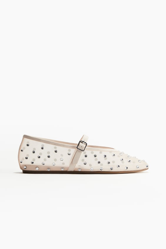 HM Ballerinas mit Strasssteinen Flash Sale