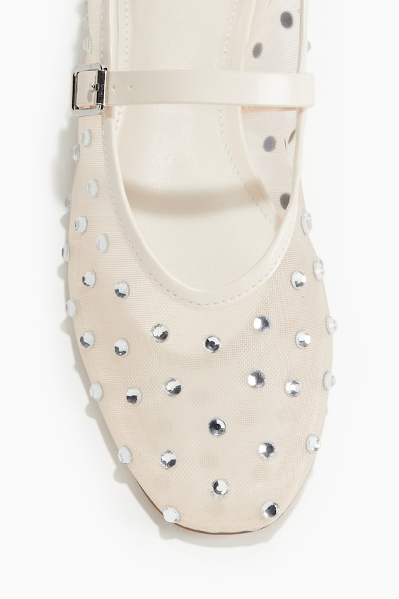 HM Ballerinas mit Strasssteinen Flash Sale