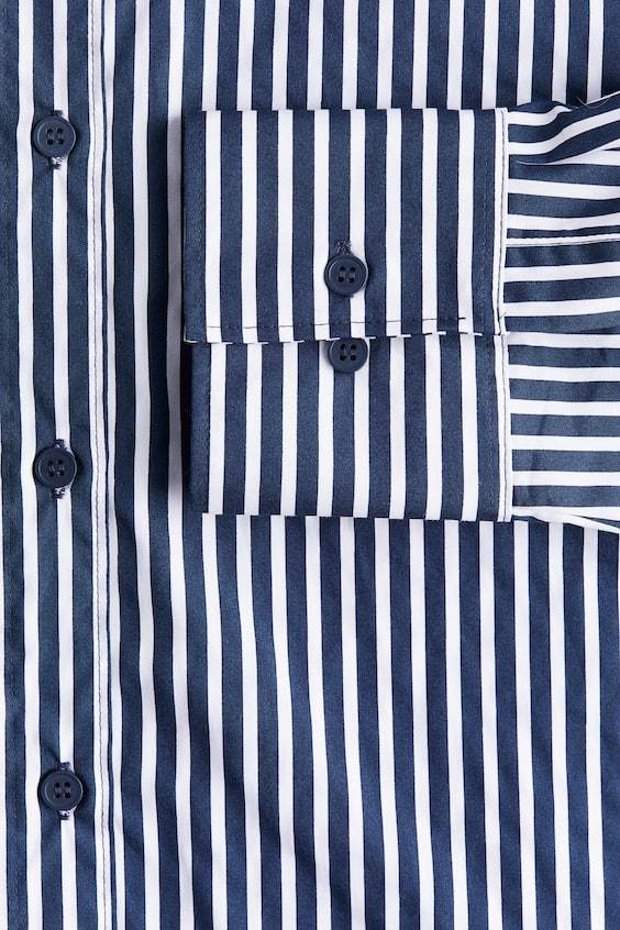 HM Hemdbluse aus Popeline Saisonale Angebote