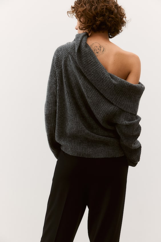 HM Schulterfreier Pullover Super Sparpreis