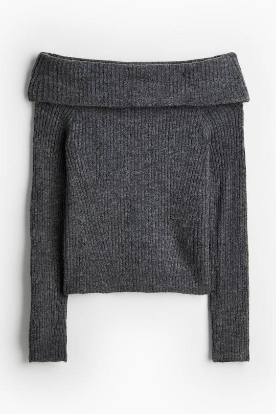 HM Schulterfreier Pullover Super Sparpreis