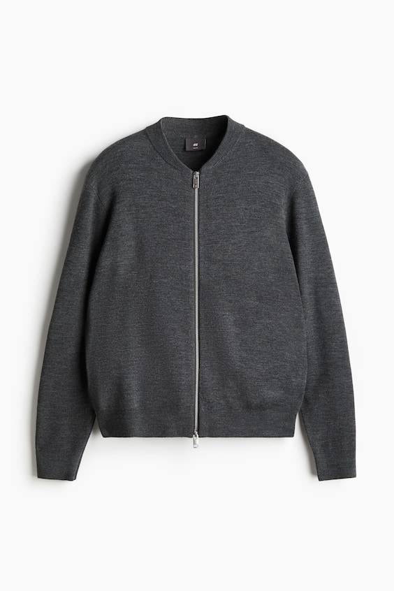 HM Feinstrick-Cardigan im Pilotenlook in Slim Fit Vierteljährliche Förderung