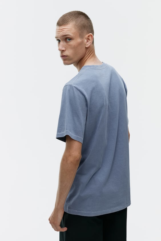 HM T-Shirt ohne Seitennähte Nur noch ein Tag übrig