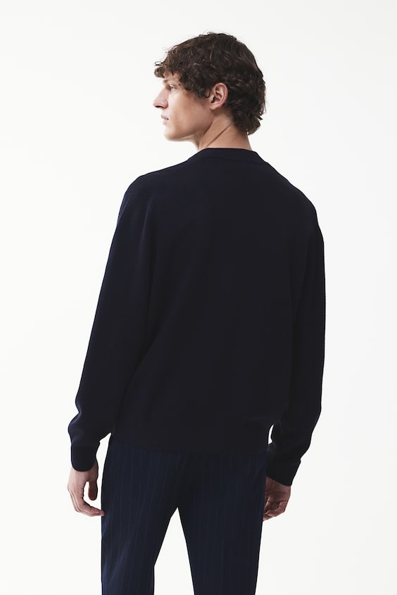 HM Feinstrick-Cardigan im Pilotenlook in Slim Fit Speichern exportieren