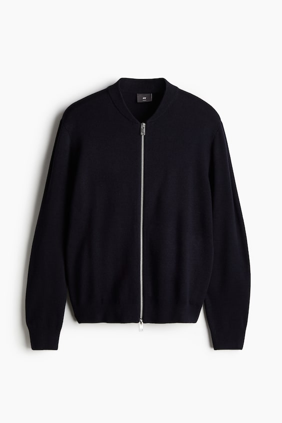 HM Feinstrick-Cardigan im Pilotenlook in Slim Fit Speichern exportieren