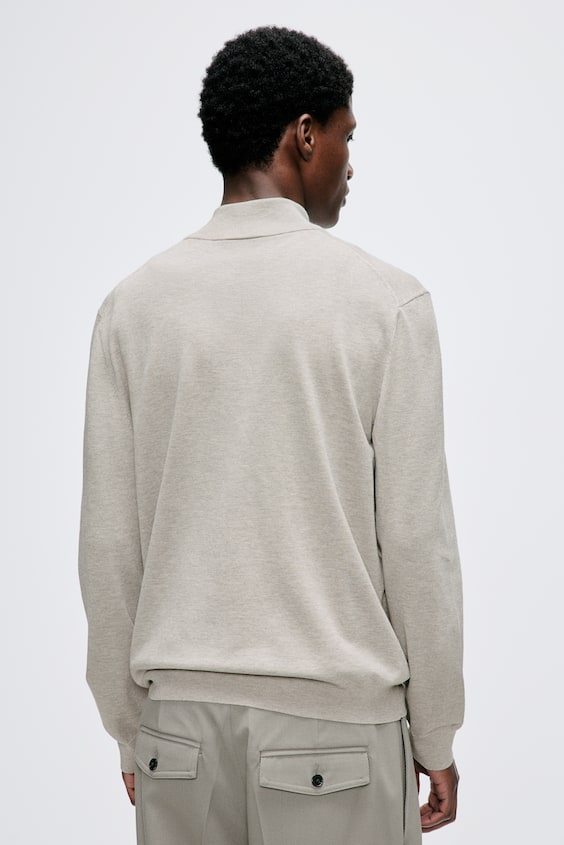 HM Feinstrick-Troyer in Slim Fit Black Friday Preise