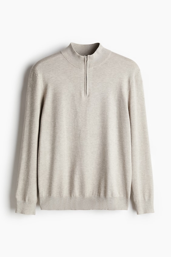 HM Feinstrick-Troyer in Slim Fit Black Friday Preise