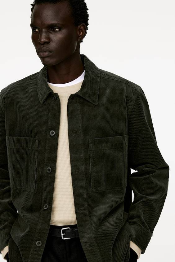 HM Overshirt aus Cord Online