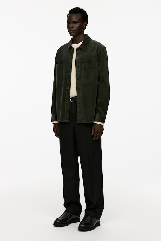 HM Overshirt aus Cord Online