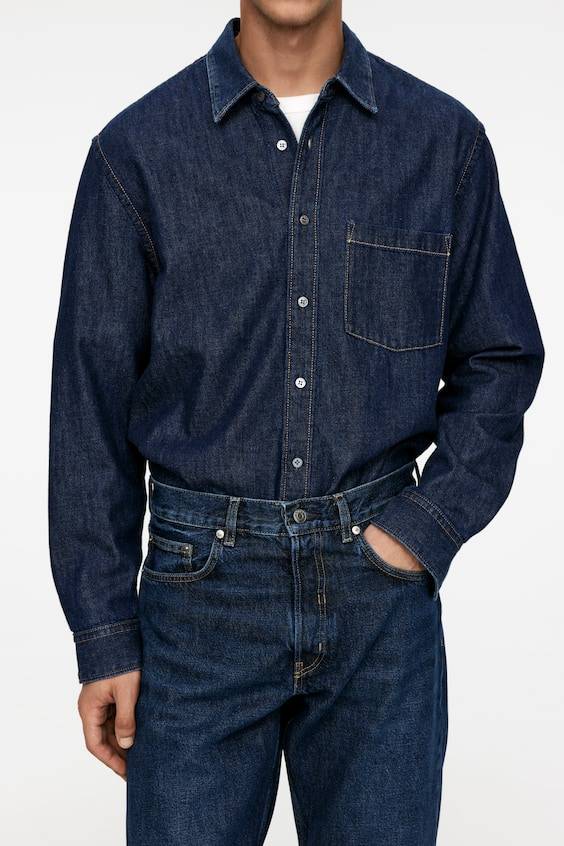 HM Legeres Jeanshemd Verkauf