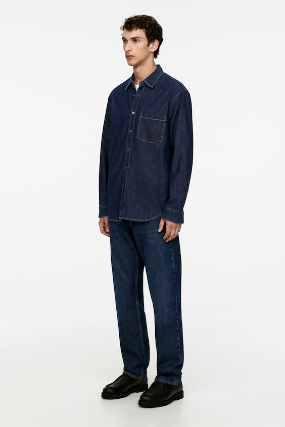 HM Legeres Jeanshemd Verkauf