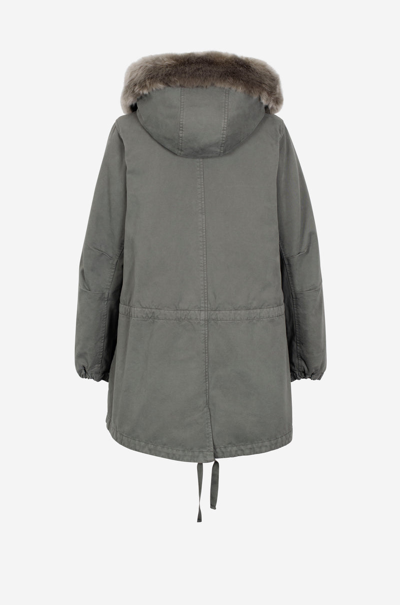 Lempelius Kurze Baumwollparka BYA SKU: 6000234F68S Zeitlich begrenztes Angebot