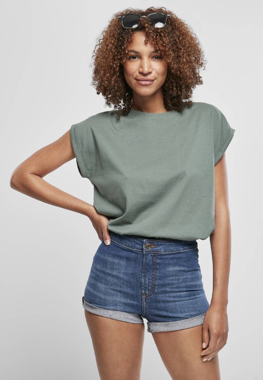 Urban Classics Shirt in Emerald Angebote