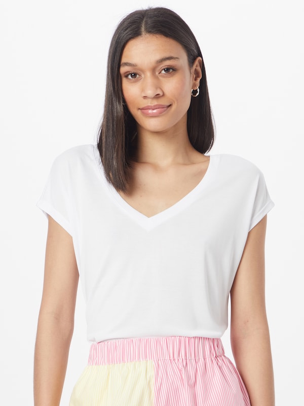 VILA Shirt in White Tiefpreis