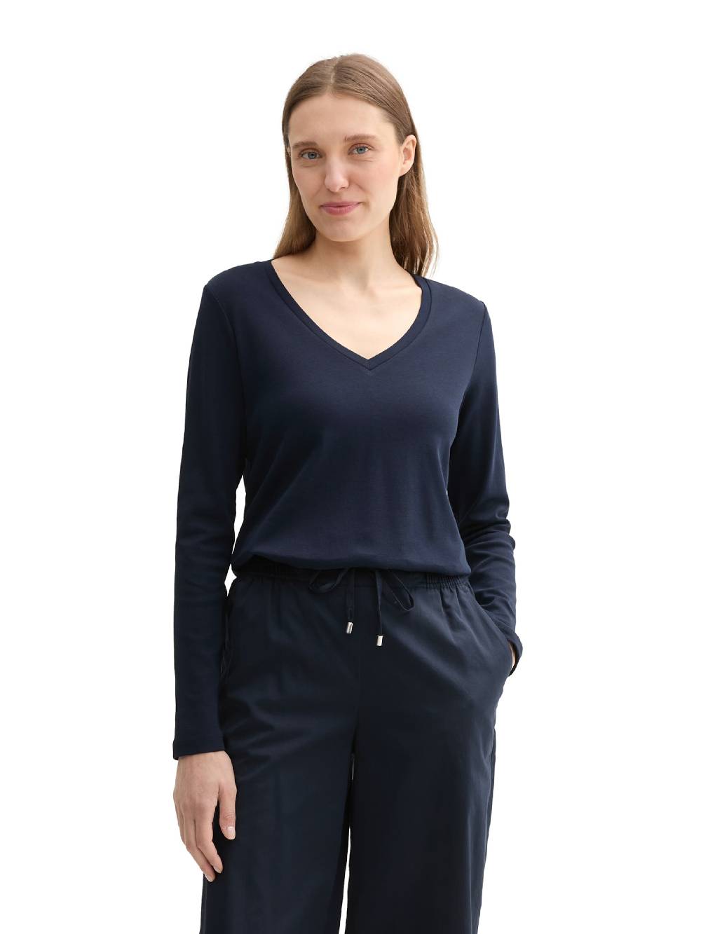TOM TAILOR Shirt in Marine Blue Kostenlose Rückgabe