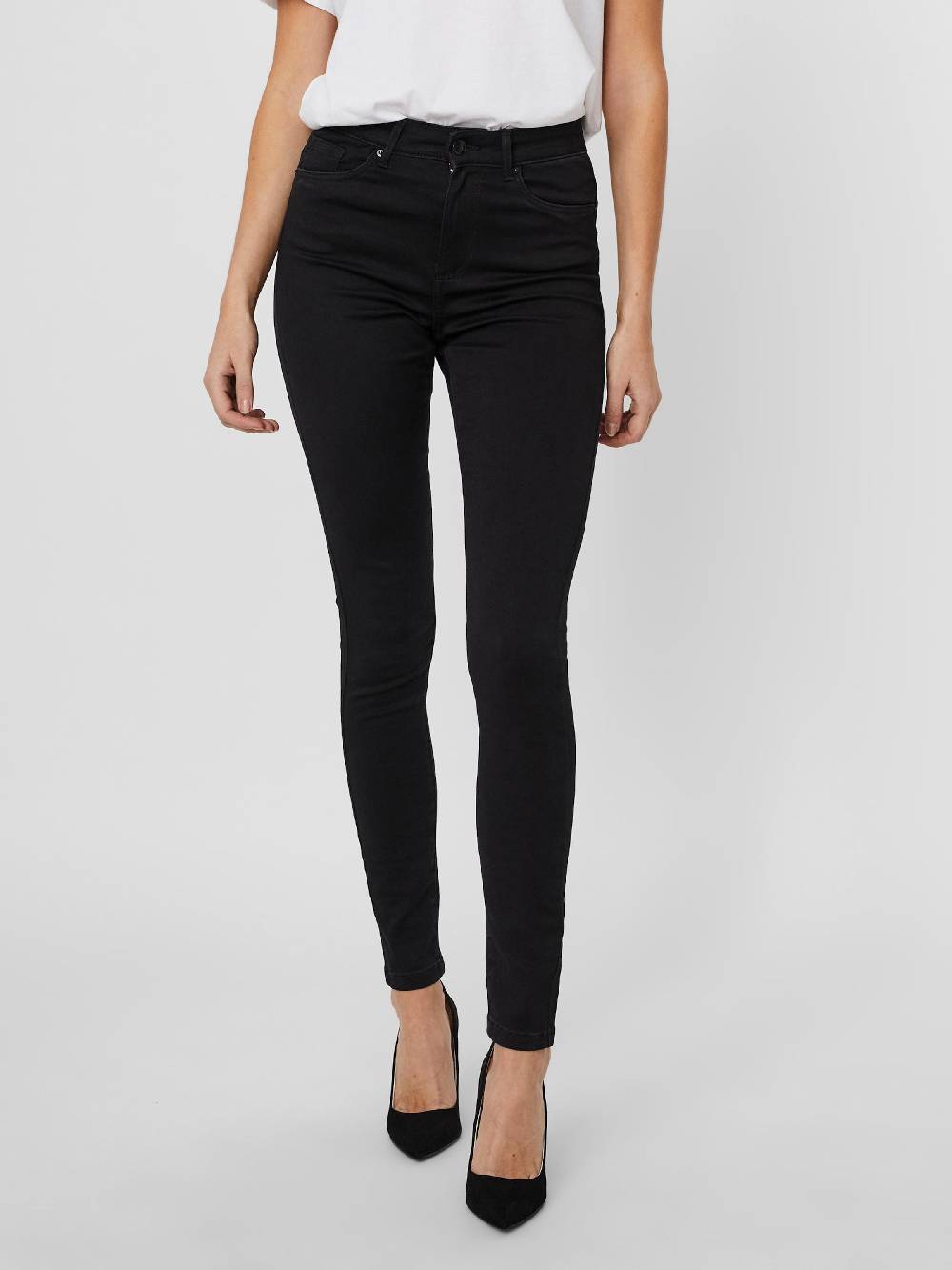 VERO MODA Skinny Jeans 'VMSophia' in Black Riesige Rabatte