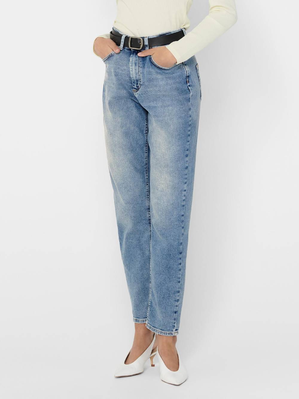 ONLY Regular Jeans 'VENEDA' in Blue, Blue Denim 50% Rabatt mit kostenlosem Versand