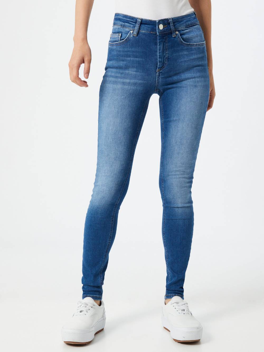 ONLY Skinny Jeans in Blue Denim Clearance-Verkauf