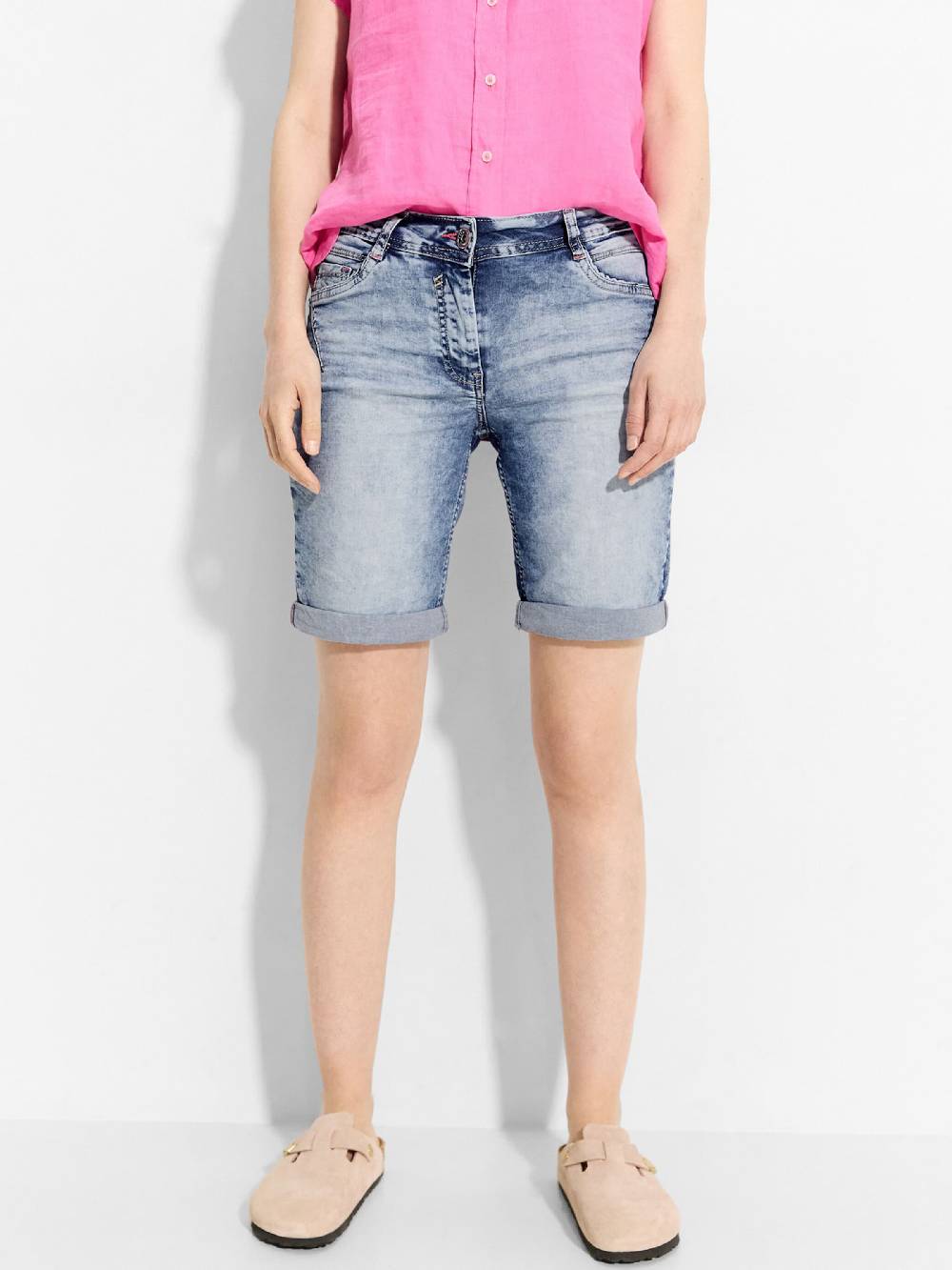CECIL Loose fit Jeans 'Scarlett' in Blue Denim Kostenloser Versand international